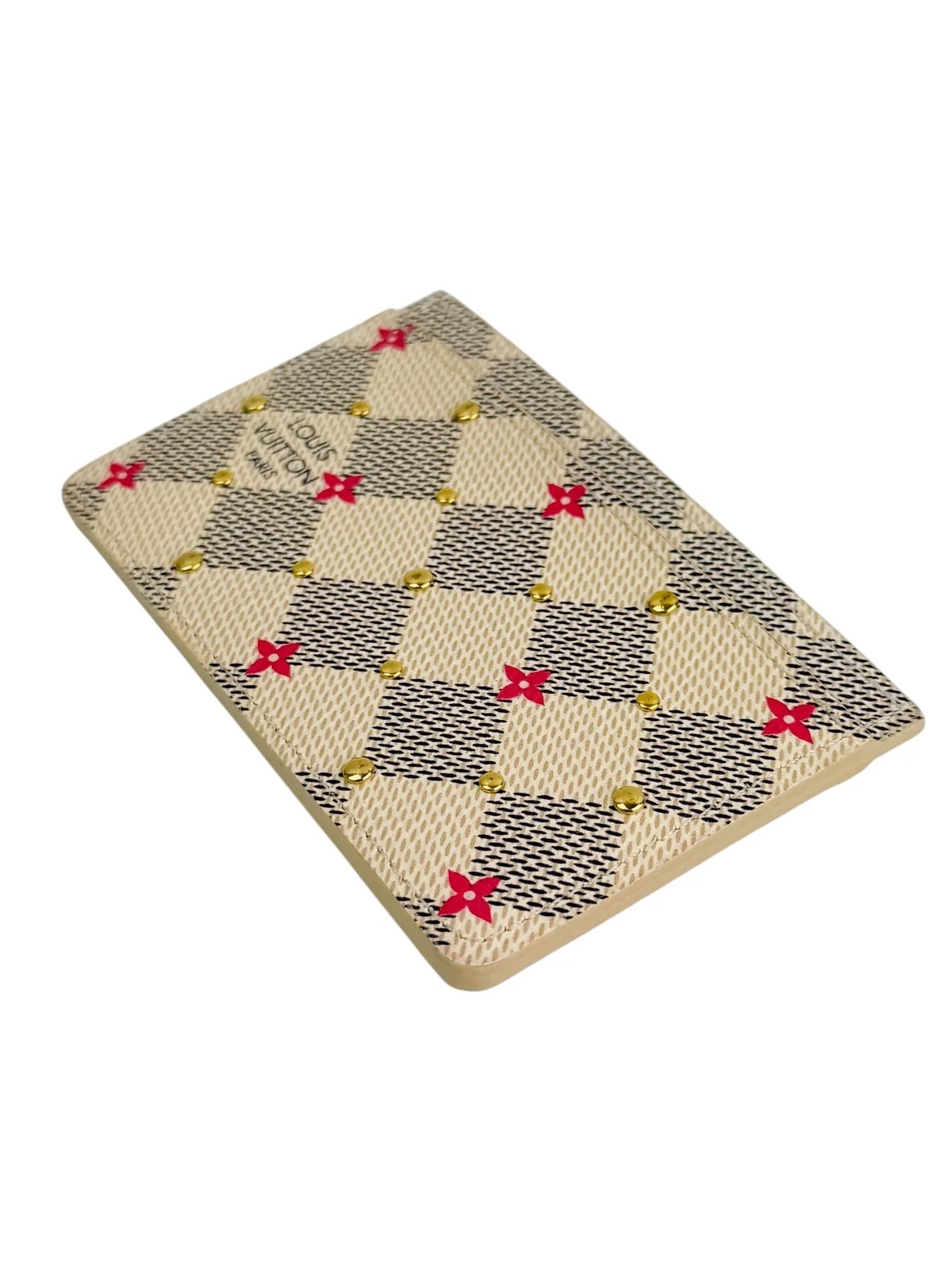 Louis Vuitton Studded Flower Card Holder 2
