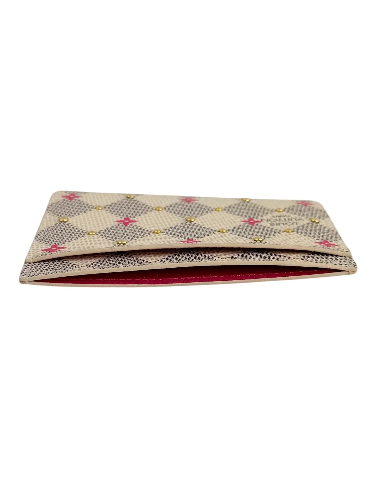 Louis Vuitton Studded Flower Card Holder 3