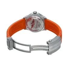 NEW Breitling A17377 Superocean 36 Mm Steel Orange Rubber Automatic 3