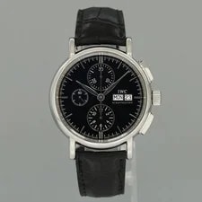 Papers IWC Portofino Chronograph IW3783-03 Black 41mm Box 2