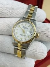 Rolex — Rolex Lady Datejust 26mm 79173 SS 18k Gold Oyster Bracelet P Serial — Watch — resale