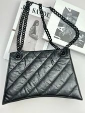 Balenciaga Crush Medium All Wrinkled Crossbody D 2