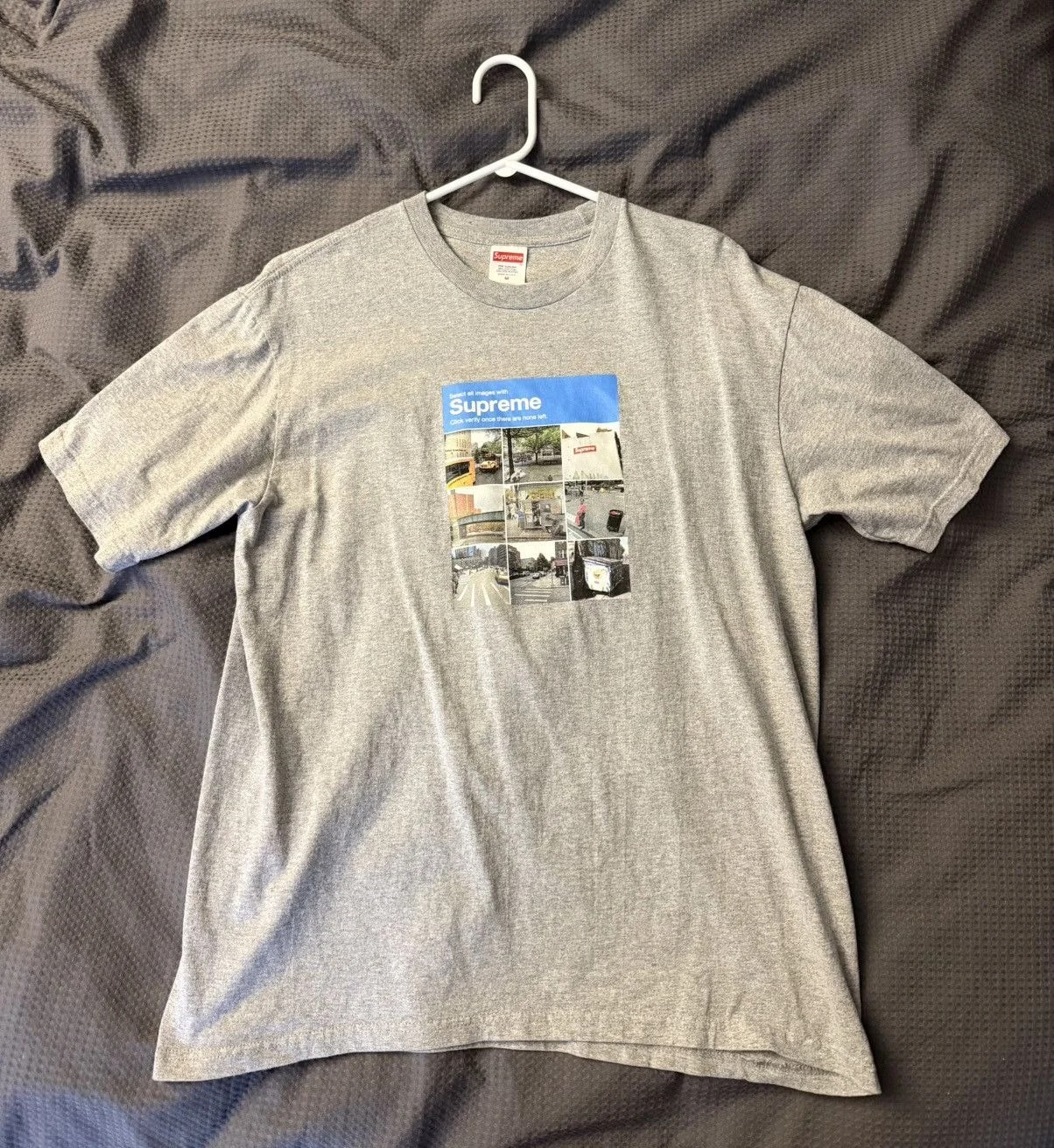 Supreme — Supreme Verify Tee Heather — streetwear — resale