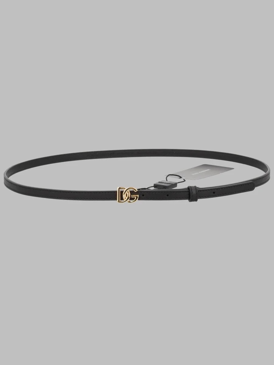 Dolce & Gabbana — Dolce & Gabbana Logo-Adorned Belt — — Accessory — resale