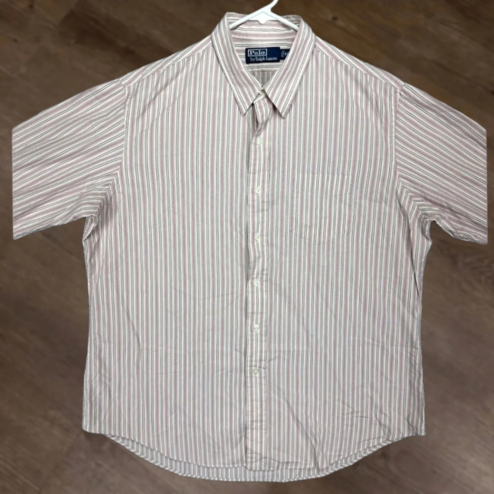 Polo Ralph Lauren — Polo Ralph Lauren Button-Up Shirt XL Striped Long Sleeve Button-Down Shirt — streetwear — resale