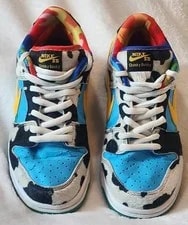Nike SB — Nike SB Dunk Low Ben & Jerry's Chunky Dunky CU3244-100 Sz 8.5 Cracked NO BOX — Sneaker — resale