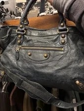 Balenciaga Faded / 'City' With Crossbody Strap 2