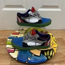 Vans — Vans Old Skool Limited Edition Marvel Captain America Avengers Shoes — Sneaker — resale