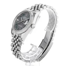 Rolex Datejust 36 126234 Slate (Grey) Green Roman 5 Row Jubilee Bracelet Ran... 2