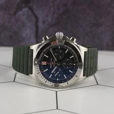 Breitling 44mm Superocean Green Dial Steel A17376 2
