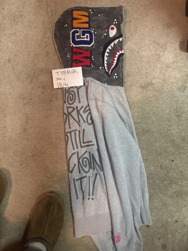 BAPE — Bape X Stussy Full ZIP UP — streetwear — resale