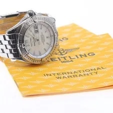 Breitling Navitimer Cockpit A49350 41mm SS Automatic Date White Dial 2