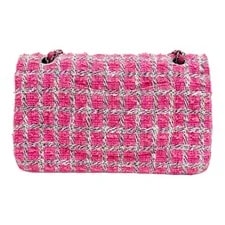 Chanel Classic Double Flap 2014 PinkTweed 2
