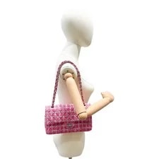 Chanel Classic Double Flap 2014 PinkTweed 3