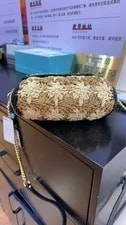 Gucci Marmont Woven Straw Chain 3