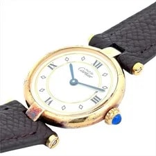 Cartier Must de 590004 Vermeil Ivory Dial Quartz 2