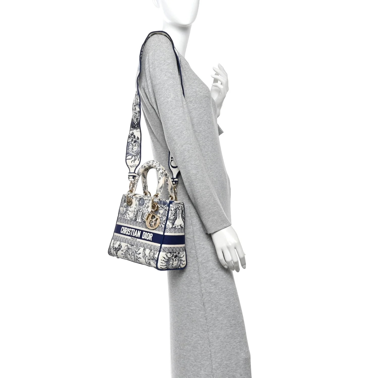 Embroidered Soleil Medium Lady D-Lite 2