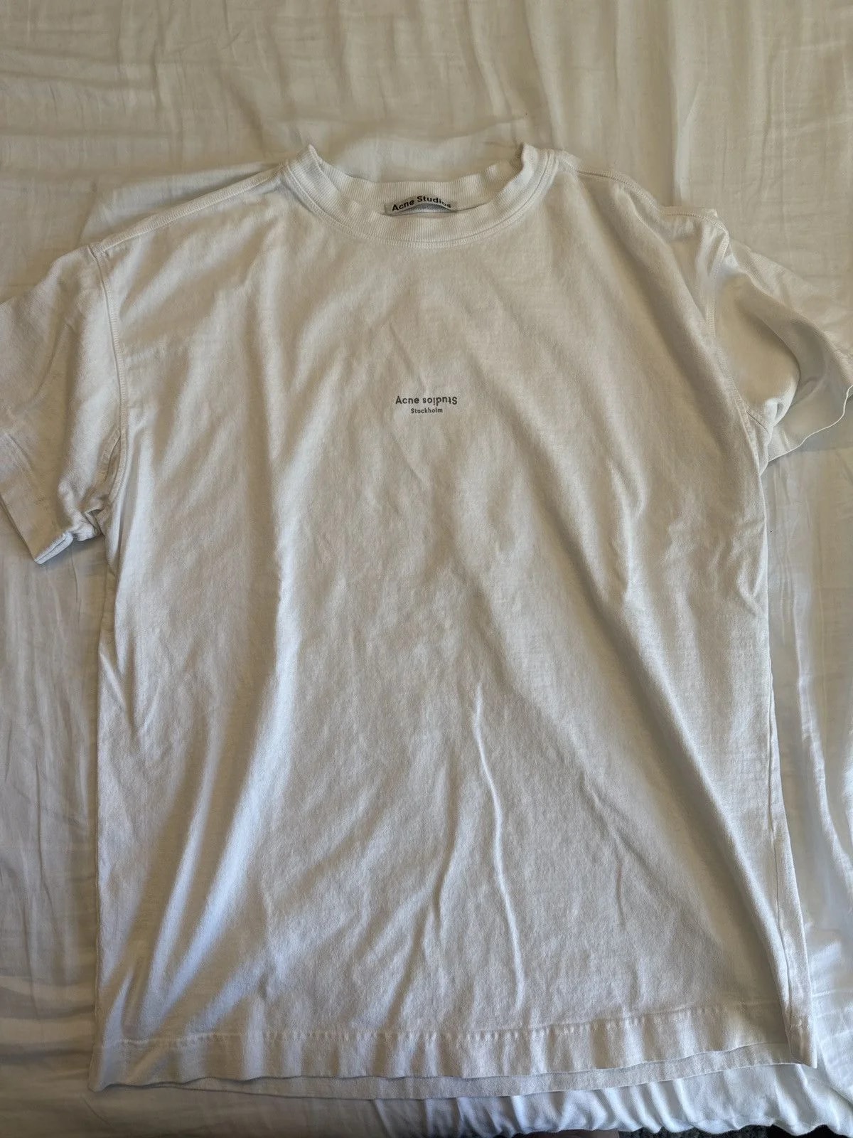 Acne Studios — Acne Studios Reverse Logo Tee — streetwear — resale