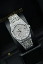 Audemars Piguet — Audemars Piguet Royal Oak Bussdown Diamond Set 15400 With Box - Setting — Watch — resale