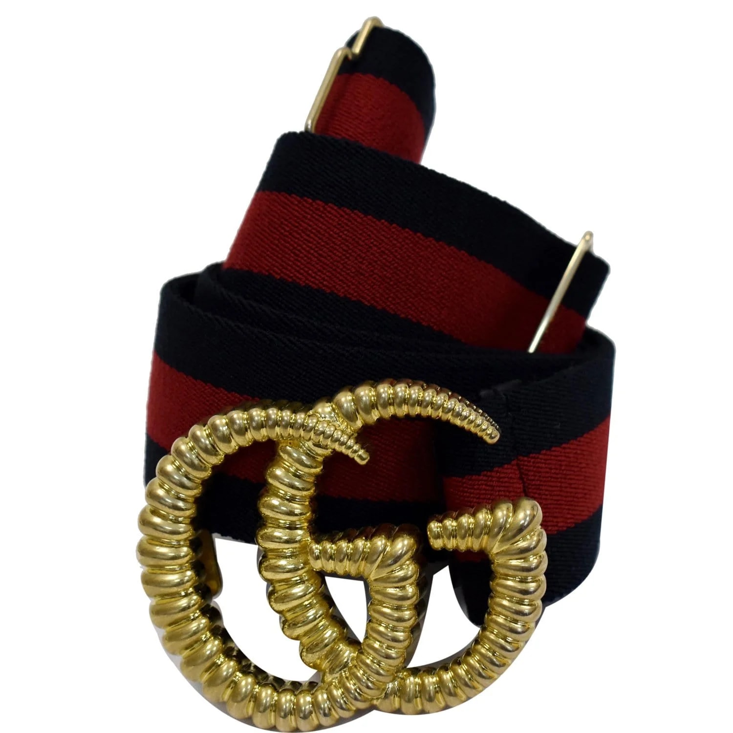 Gucci — Gucci Torchon Double G Web Elastic Belt — Accessory — resale