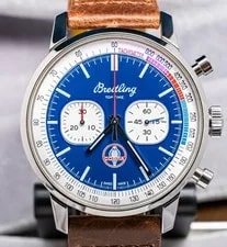 Breitling — Breitling Top Time Shelby Cobra 41mm Blue Dial Complete 2022 A41315 Msrp $7,650 — Watch — resale