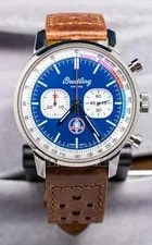 Breitling Top Time Shelby Cobra 41mm Blue Dial Complete 2022 A41315 Msrp $7,650 2