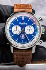 Breitling Top Time Shelby Cobra 41mm Blue Dial Complete 2022 A41315 Msrp $7,650 3