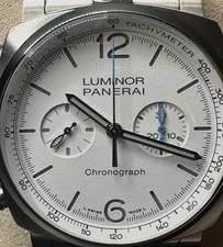 Panerai Luminor Chronograph White Dial PAM01548 2