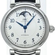 IWC — IWC Da Vinci Moon Phase 36mm Automatic SS Leather — Watch — resale