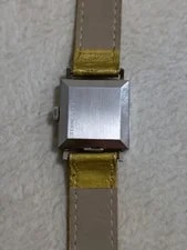 IWC Manual Winding Working Silver Dial Yellow Band 2