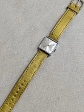 IWC Manual Winding Working Silver Dial Yellow Band 3