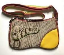 Dior — Christian Dior Diorissimo Rasta Y2K Saddle Crossbody — Handbag — resale