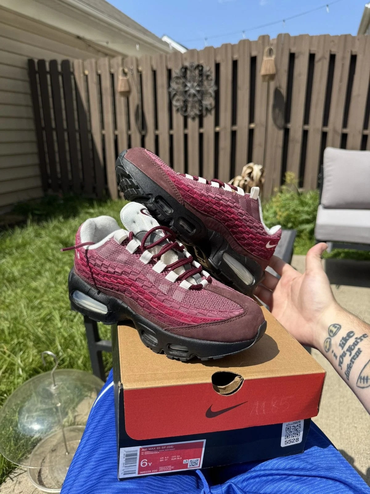 KITH — Air Max 95 “Kith Burgandy” — Sneaker — resale