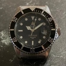 Elgin — Elgin Automatic Diver 200 Black Working Watch — Watch — resale