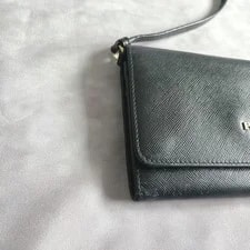 Authentic Prada 2-Way Wallet With Logo, Compact, Da 3