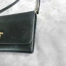 Authentic Prada 2-Way Wallet With Logo, Compact, Da 4