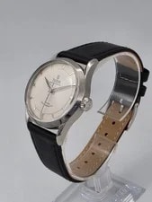 Gent's Tudor Oyster Prince 34 Steel 'White Tuxedo' 7950 FWO 1958 BIG Rose cal390 2