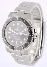 Rolex Submariner No-Date Black Ceramic Stainless Steel 40mm 114060 3