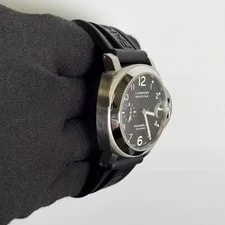 Panerai Luminor Marina Acciaio 44mm Black Dial Ref# PAM00164 3