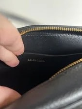 Auth Balenciaga Medium Ville Camera in Grained in 4