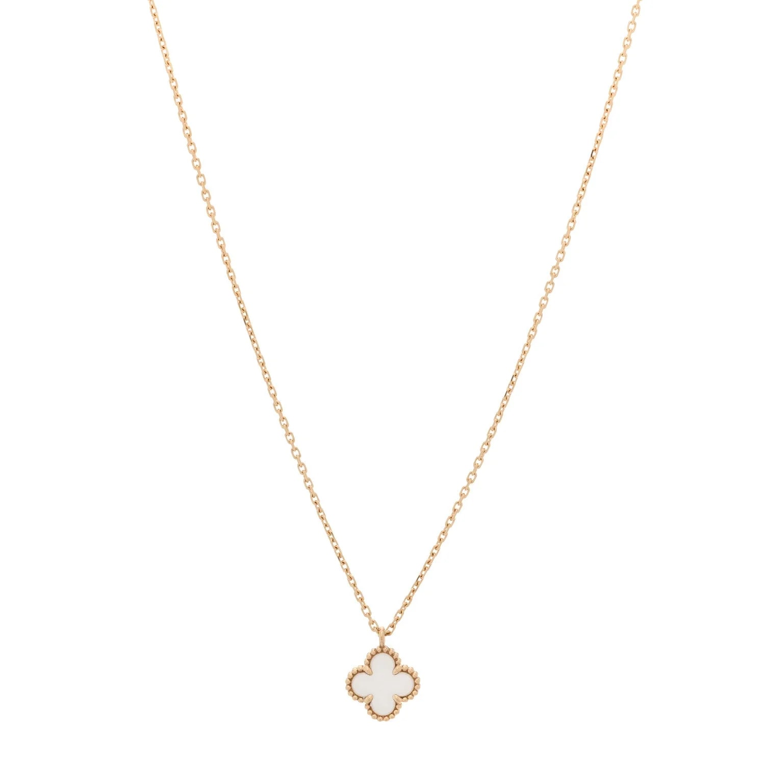 Van Cleef & Arpels — VAN Cleef &Amp; Arpels 18K Yellow Gold Mother of Pearl Alhambra — Jewelry — resale