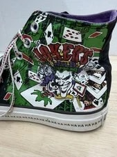 Converse Chuck Taylor the Joker & Harley Quinn DC Comics Shoes 8 10 3