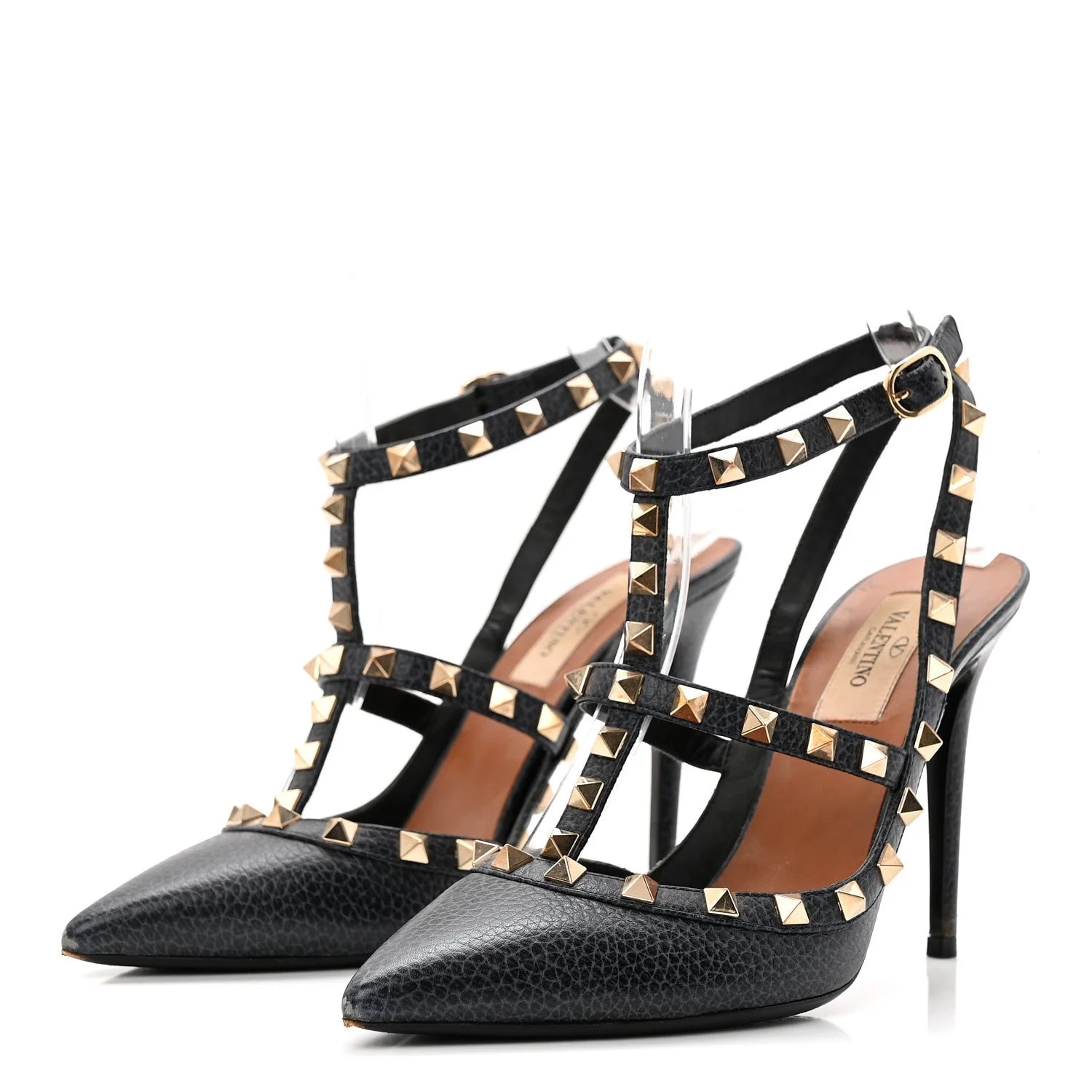 Pebbled Rockstud Ankle Strap 100mm 37.5 Deep 3