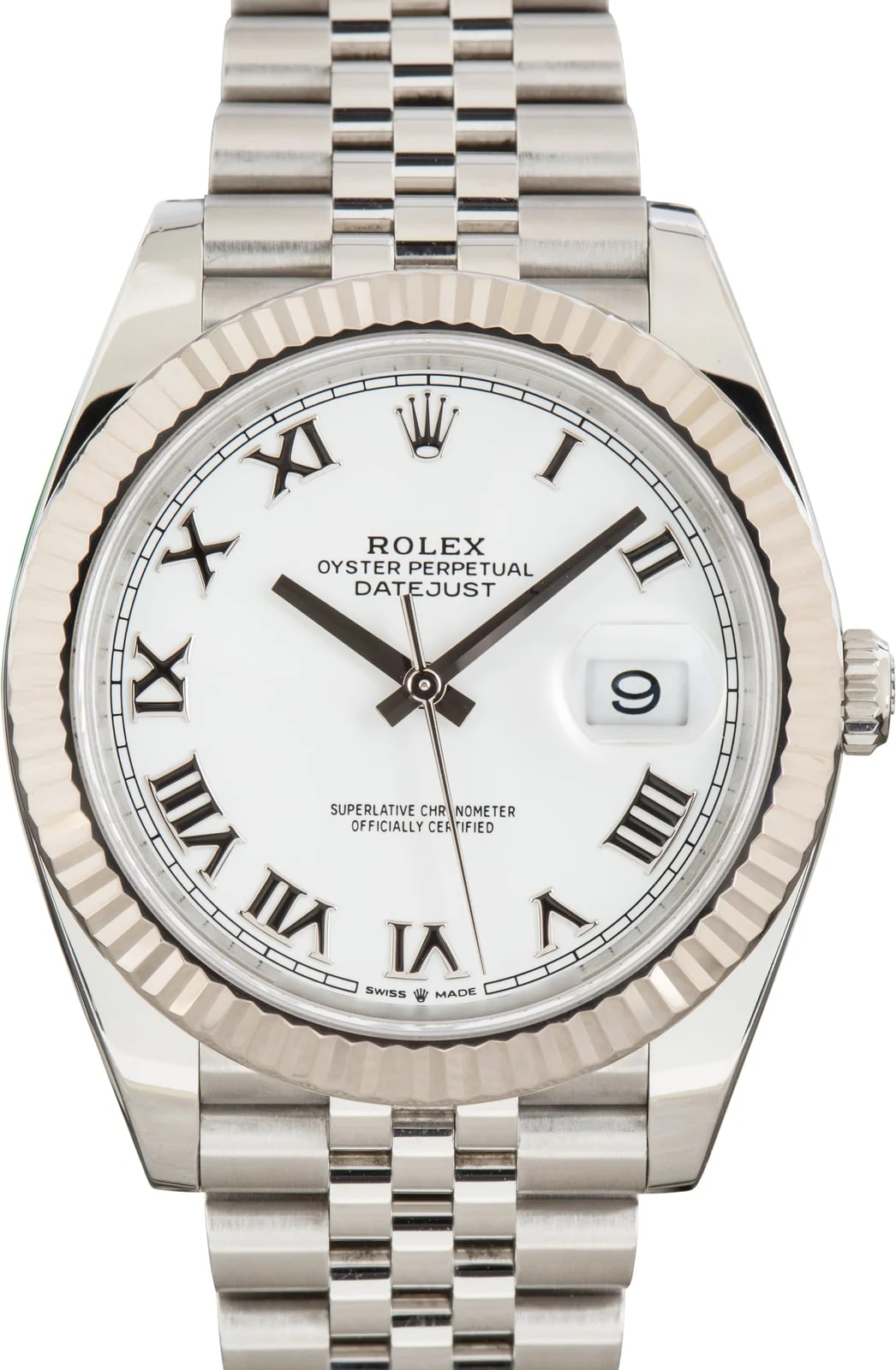 White Dial Rolex Datejust 41 Ref 126334 Steel Jubilee 3