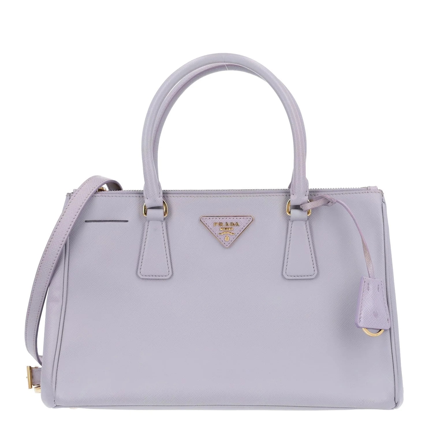 Prada — Small Galleria Double Zip Glicine — Handbag — resale