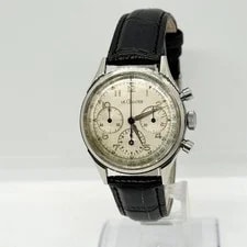 Jaeger-lecoultre Chronograph Valjoux 72 Silver Manual Winding M 3