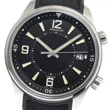 Jaeger-LeCoultre — Jaeger-lecoultre Polaris Q9068670 Date Black Dial Automatic Watch_898719 — Watch — resale