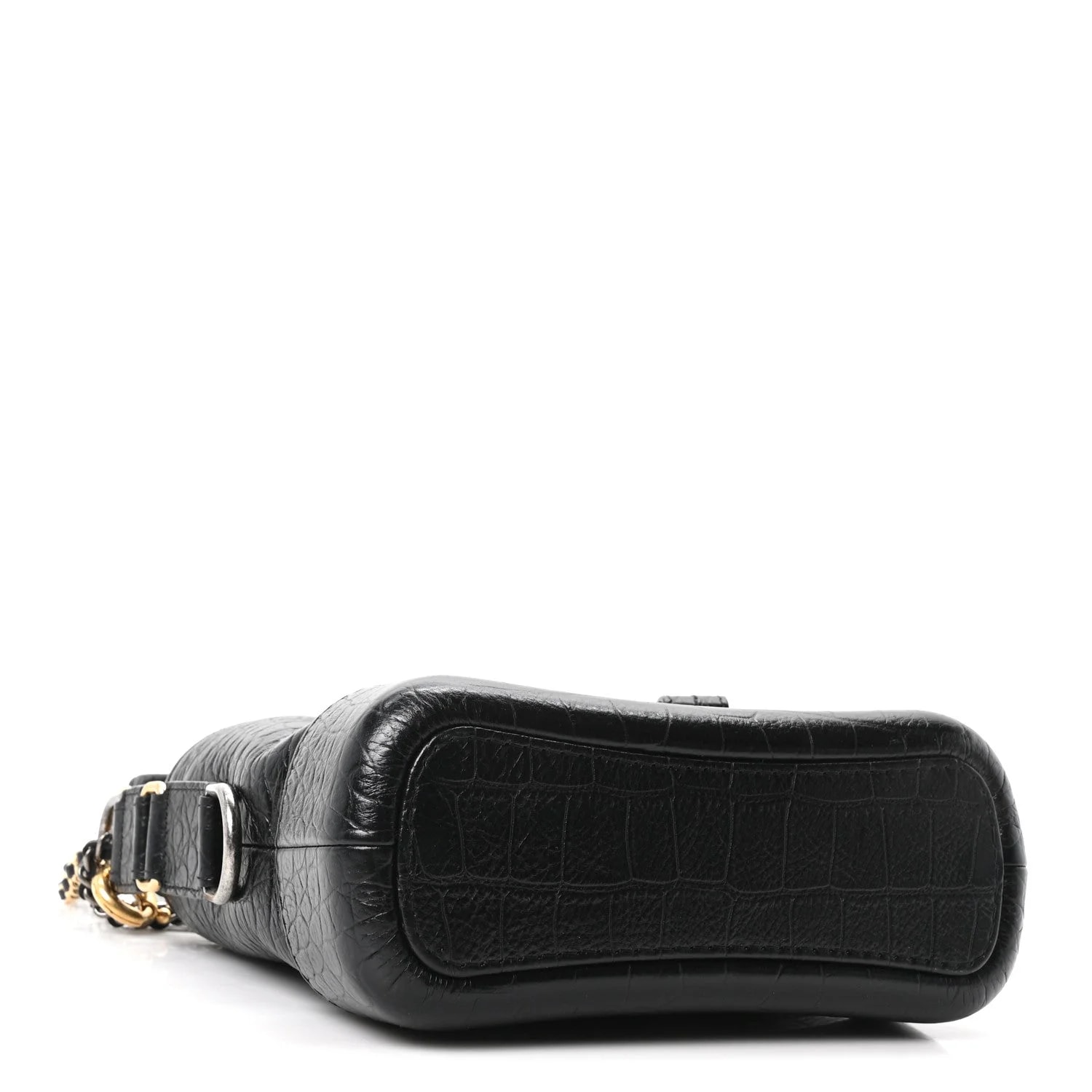 Embossed Small Gabrielle Cocodile Hobo 4