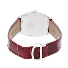 Cartier Tortue White Gold Diamonds Manual Wind 31 X 39mm Red WA501009 4