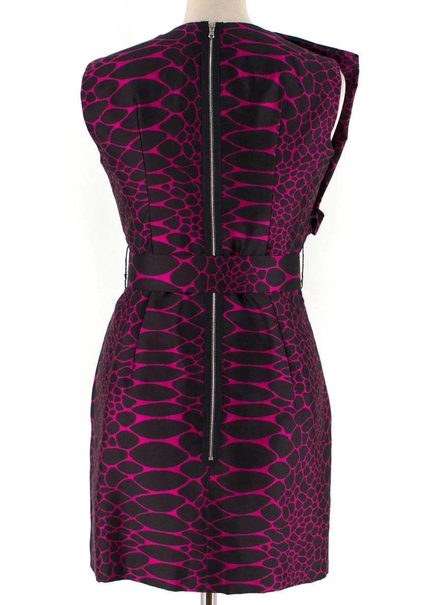 Philip Armstrong Abstract- Belted Dress 3